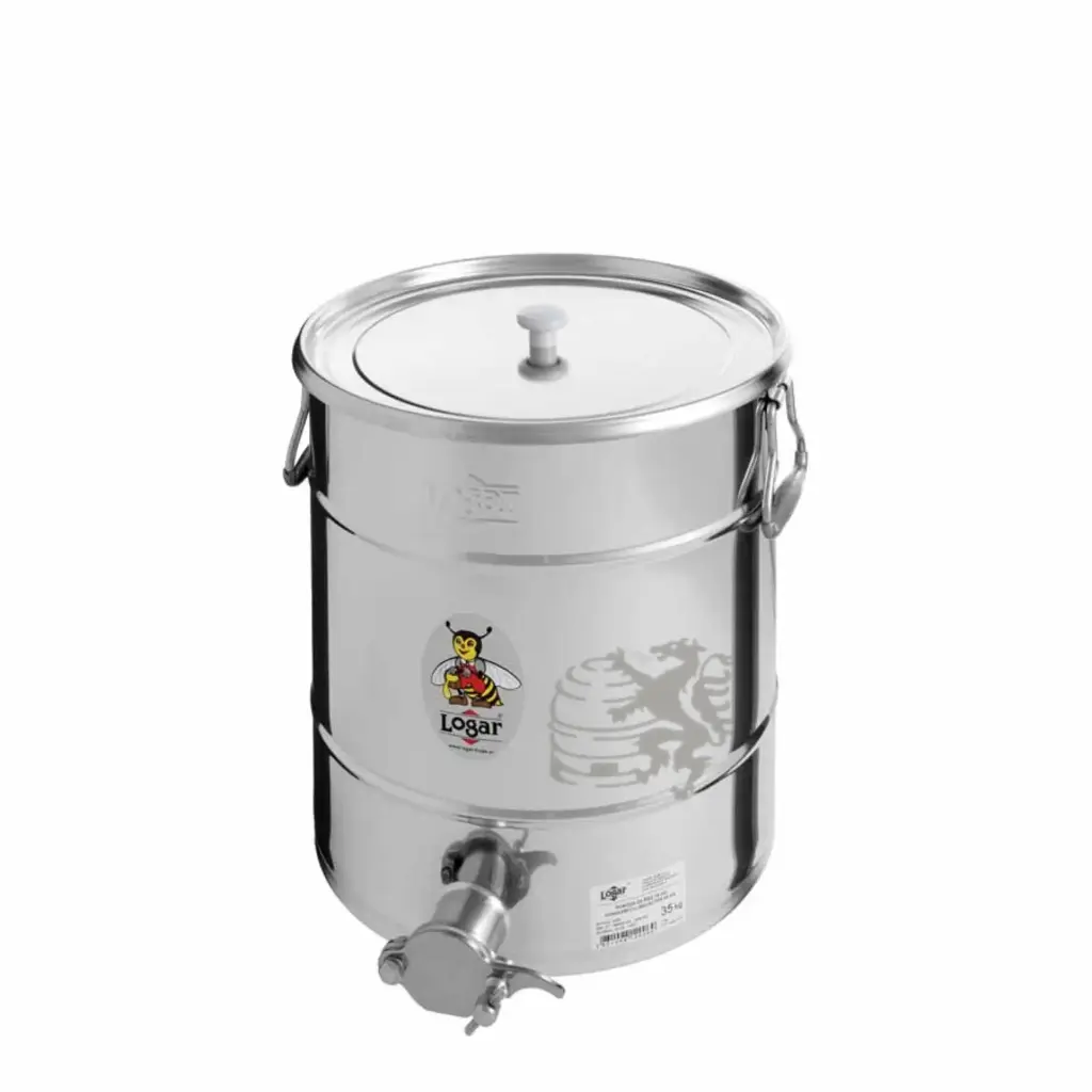 Abfüllbehälter Logar 35kg Auflagedeckel