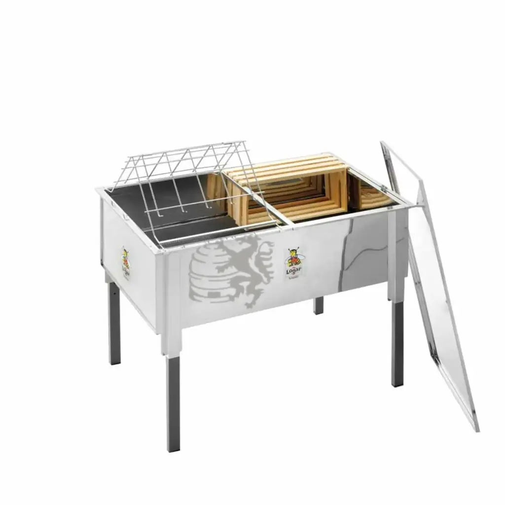 Entdecklungswanne 100x46x37 cm Edelstahl mit Deckel Logar 