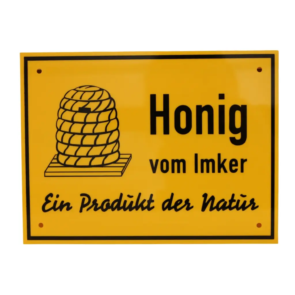 Tafel Honig vom Imker 35x25