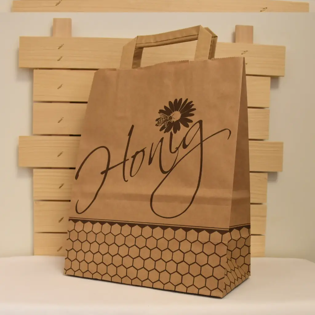 Tragtasche "Honig" (Größe in cm 28 x 22 x 11)