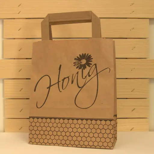 Tragtasche "Honig" (Größe in cm 22 x 18 x 8)